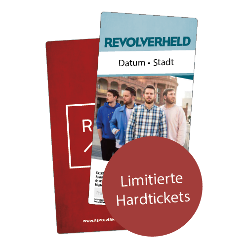 Exklusvive & limitierte Revolverheld Hardtickets