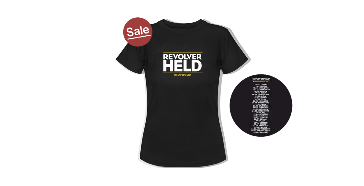 Shirt - Unplugged Tour Sommer, Schwarz, Girlie-Shirt