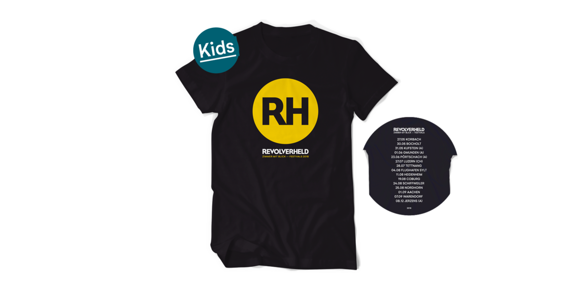 Soli Kids Shirt - Festivals 2018, Schwarz