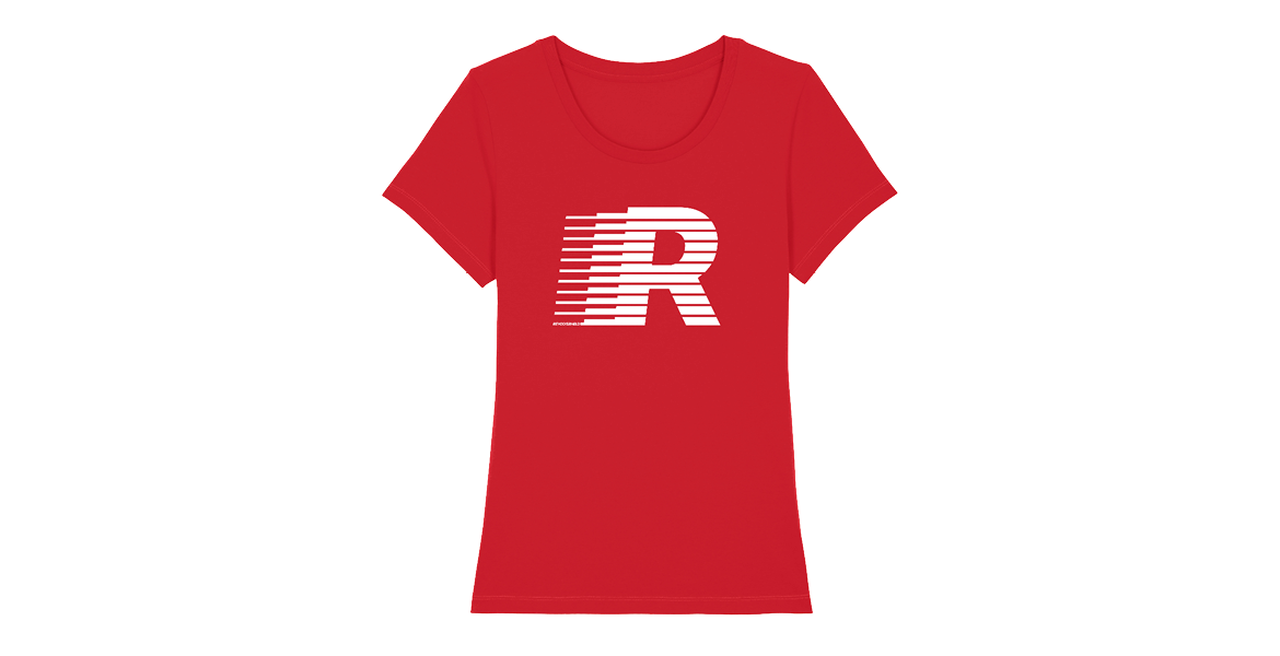 NEW R , Rot, Girlie-Shirt 