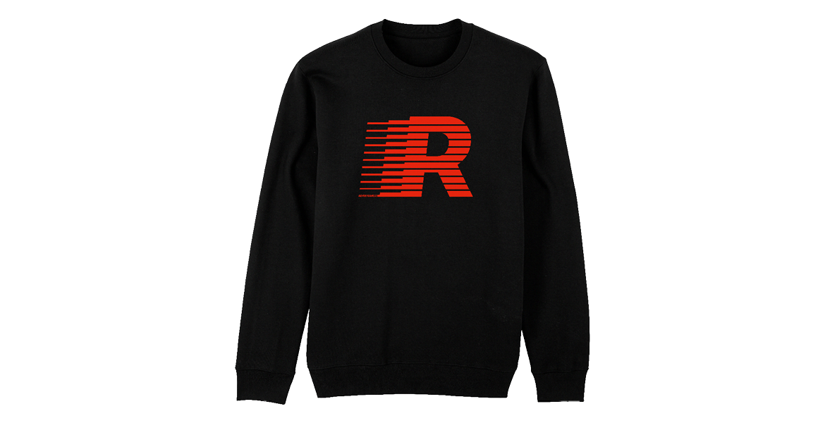  NEW R, Schwarz, Sweater 