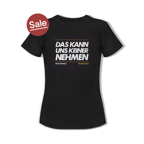 Revolverheld Shirt - Kann uns keiner nehmen Schwarz, Girlie-Shirt im