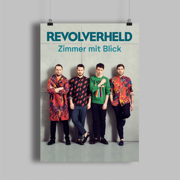 Revolverheld Poster signiert, DINA2 im Revolverheld Shop