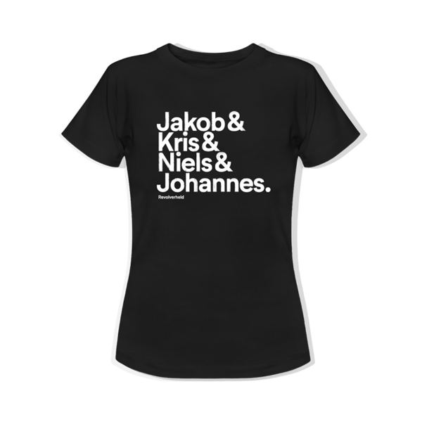 Revolverheld Shirt - Namen Schwarz, Girlie-Shirt im Revolverheld Shop