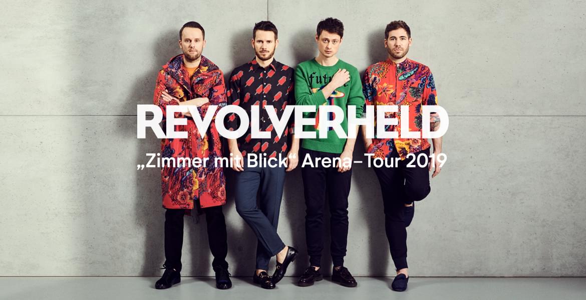 Tickets Revolverheld, „Zimmer mit Blick” Arena-Tour 2019 in Stuttgart